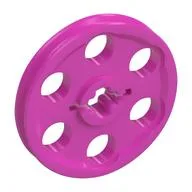 Technic Wedge Belt Wheel [aka Pulley], Dark Pink