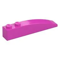 Brick Curved 6 x 1, Dark Pink