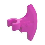 Weapon Axe Head, Clip-on (Viking) [Thick Clip], Dark Pink