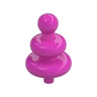 Headwear Accessory Vintage Sci-Fi Antenna, Dark Pink