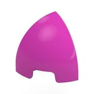 Brick Round Curved 1 x 1 x 1 Quarter Dome, Dark Pink