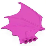Creature Body Part, Dragon, Wing Large, Dark Pink