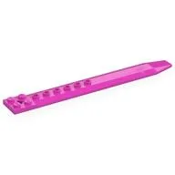 Plate Special 2 x 16 with Angled Side Extensions and Hole (Rotor Blade), Dark Pink