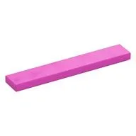 Tile 1 x 6 with Groove, Dark Pink