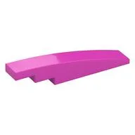 Brick Curved 1 x 6, Dark Pink