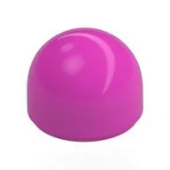 Dome 1 x 1 x 2/3, Dark Pink