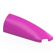 Brick Round, Curved Double 1 x 4 with Stud Notch Right, Dark Pink