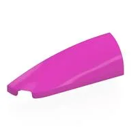 Brick Round, Curved Double 1 x 4 with Stud Notch Left, Dark Pink