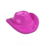 Headwear Accessory Hat with Small Pin, Stetson, Dark Pink