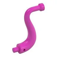 Animal Body Part / Plant, Tail / Trunk / Tentacle / Tongue / Vine / Tree Branch (Long Tip), Dark Pink