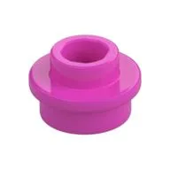 Plate Round 1 x 1 with Open Stud, Dark Pink