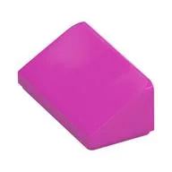 Brick Sloped 30° 1 x 2 x 2/3, Dark Pink