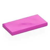 Tile 2 x 4 with Groove, Dark Pink