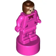 Minifig Trophy Statuette, Professor Dolores Umbridge Print, Dark Pink