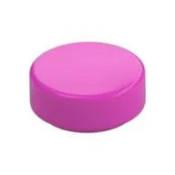 Tile Round 1 x 1, Dark Pink