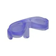 Headwear Accessory Glasses with Pin, Trans-Purple
