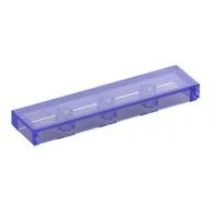 Tile 1 x 4 with Groove, Trans-Purple