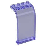 Panel 3 x 4 x 6 Curved Top, Trans-Purple
