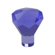 Rock 1 x 1 Jewel / Gem 24 Facet, Trans-Purple