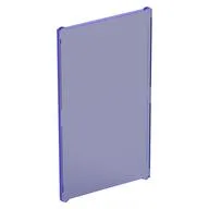 Glass for Window 1 x 4 x 6, Trans-Purple