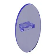 Shield Ovoid with Grip [Plain], Trans-Purple