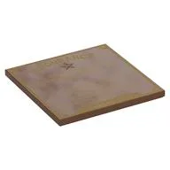 Tile 6 x 6 with Gold 'ENDURANCE', Stats Print, Reddish Brown