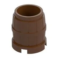Barrel 2 x 2 x 2, Reddish Brown