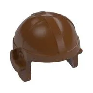 Hat / Helmet, Aviator Cap, Reddish Brown