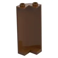 Cylinder Quarter 2 x 2 x 5 (Wall), Reddish Brown
