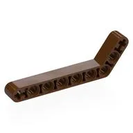 Technic Beam 1 x 9 Bent (7 - 3) Thick, Reddish Brown