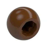 Technic Ball Joint, Reddish Brown