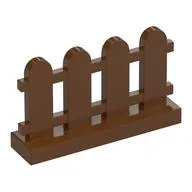 Picket Fence 1 x 4 x 2, Reddish Brown