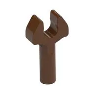 Bar 1L with Clip [Cut Edges and One Side Hole] [Full Clip], Reddish Brown