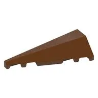 Brick Wedged, Sloped 2 x 5 Left, Reddish Brown