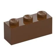 Brick 1 x 3, Reddish Brown