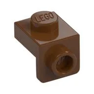 Bracket 1 x 1 - 1 x 1, Reddish Brown