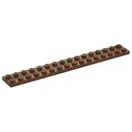 Plate 2 x 16, Reddish Brown