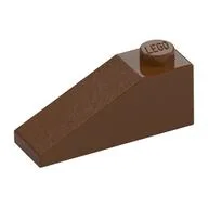 Brick Sloped 33° 3 x 1, Reddish Brown