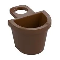Minifig Neckwear Basket [D Style], Reddish Brown