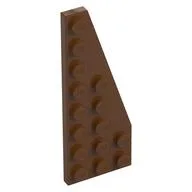 Wedge Plate 8 x 3, 22° Right, Reddish Brown