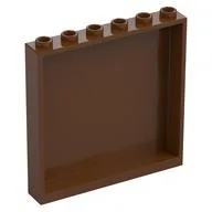 Panel 1 x 6 x 5, Reddish Brown