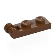 Plate Special 1 x 2 with Handle on End [Closed Ends], Reddish Brown