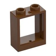 Window 1 x 2 x 2 Flat Front, Reddish Brown