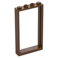 Door Frame 1 x 4 x 6 Type 2, Reddish Brown
