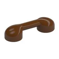 Bar 1 x 3 (Radio Handle, Phone Handset), Reddish Brown