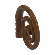 Equipment Whip [Coiled], Reddish Brown