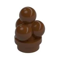 Food Ice Cream Scoops, Reddish Brown