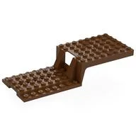 Vehicle Base, Trailer Half 6 x 16 x 2 2/3, Reddish Brown