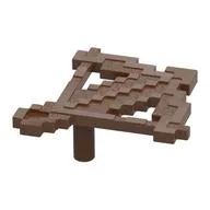 Weapon Crossbow and Bolt, Blocky, Reddish Brown