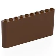 Windscreen 1 x 10 x 4, Reddish Brown